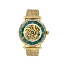 Timex Green Round Dial Automatic Mens Watch - Tweg16721 (M)