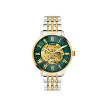 Timex Green Round Dial Analog Automatic Mens Watch - Tweg23504 (M)