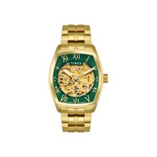 Timex Green Tonneau Dial Analog Automatic Mens Watch - Tweg25904 (M)