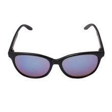 Gio Collection UV Protected Cat Eye Women Sunglasses - Black Frame