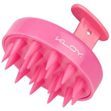 KLOY Round Hair Scalp Massager Shampoo Brush -Pink