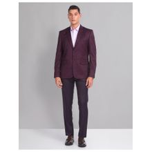 AD By Arvind Tailored Fit Jacquard Sartorial Suit (Set of 2)