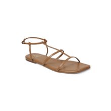 Tao Paris Women Nude Beige Flat Sandals
