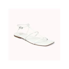 Tao Paris Women White Flat Sandals