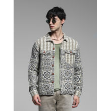 Jack & Jones Grey Printed Jacket