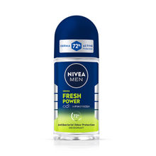 NIVEA MEN Deodorant Roll On- Fresh Power- 72h Long lasting Freshness with Fresh Musk Scent