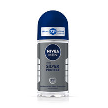 NIVEA Men Deodorant Roll On - Silver Protect - Antibacterial Odour Protection For 72H Freshness