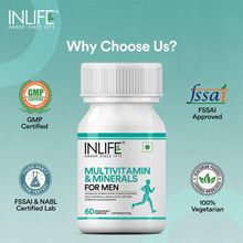 INLIFE Multivitamins & Minerals For Men 60 Capsules