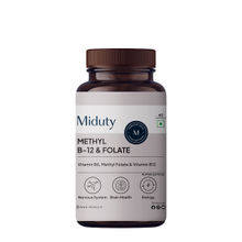 Miduty Vitamin B12 Methyl Folate Fast Absorption Methylcoblamin Vitamin B6