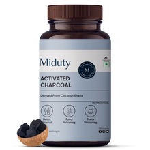 Miduty Activated Coconut Charcoal Edible Supplement Teeth Whitening, Detox, Microporous