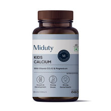 Miduty Kids Calcium Vitamin D3 Strong Bones Immunity Support Chewable Tablets