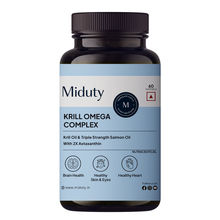 Miduty Krill Omega Complex Omega 3 EPA & DHA Heart & Brain Health Astaxanthin