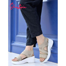 Shoetopia Smart Casual Beige Sandals for Women