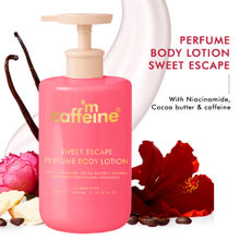 MCaffeine Sweet Escape Perfume Body Lotion With Niacinamide & Cocoa Butter Fruity Floral Fragrance