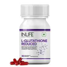 INLIFE L Glutathione Reduced Supplement 30 Veg Capsules