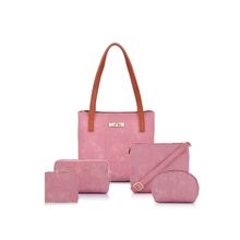 LaFille Pink Women's Hangbag (Set of 5)