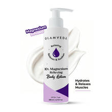 Glamveda 10% Magnesium Body Lotion For Muscle Relaxation & Deep Hydration