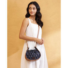 Fabindia Blue Cotton Sling Bag