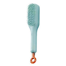 Matra Self-Cleaning Hair Brush Detangler With Retractable Bristles Anti-Static Massage Comb