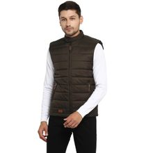 Red Tape Olive Sleeveless Jacket