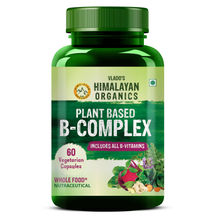 Vlado's Himalayan Organics Plant Based B-Complex and Biotin for Metabolism, Hair and Energy Capsules