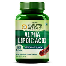 Vlado's Himalayan Organics Alpha Lipoic Acid 300Mg Boost Liver Function Healthy Blood Sugar Tablets