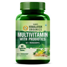 Himalayan Organics Vlado's Multivitamin with Probiotics for Men & Women with 45 Ingredients Tablets
