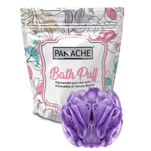Panache Premium Bath Loofah Sponge Scrubber for Men & Women - Purple
