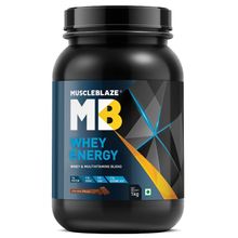 MuscleBlaze Whey Energy Protein Supplement Powder - Chocolate
