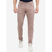 JadeBlue Men Light Pink Washed Slim Fit Jeans