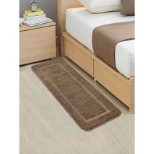 Saral Home Brown Micro Soft & Antiskid Backing Runner