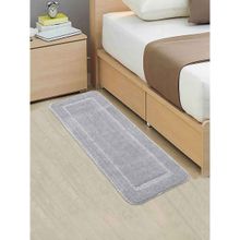 Saral Home Light Grey Micro Soft & Antiskid Backing Runner