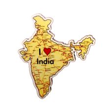 Eco Corner I Love India Magnet