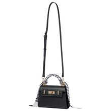 Forever New Black Tanya Top Handle Lock Sling Bag