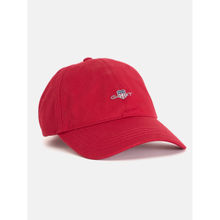 GANT Men Red Solid Baseball Cap