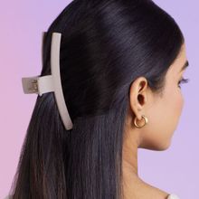 Pipa Bella by Nykaa Fashion Trendy Pack of 2 Mauve Hair Claw Clips
