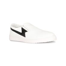Hush Puppies Men White Slip-On Sneakers
