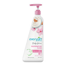 Everyuth Naturals Body Lotion - Rejuvenating Flora with 100% Nautral Almond Milk, Non Sticky, Daily