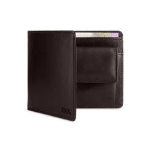 DailyObjects Brown Leather Coin Classic Billfold Wallet (M)