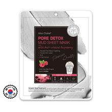 Miss Claire Pore Detox Mud Sheet Mask With Anti Oxidant Raspberry