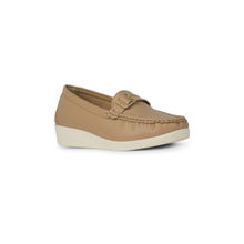 Bata Comfit Tan Loafers for Women for Everyday WearComfit Tan Loafers for Women for Everyday Wear