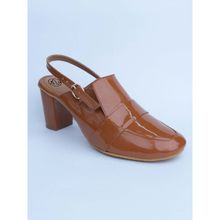 NR BY NIDHI RATHI Solid Brown Mules