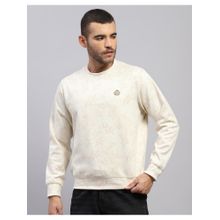 Monte Carlo Men's Regular Fit Reversible Winter Beige Sweatshirt