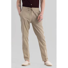 Snitch Nova Beige Linen Blend Trouser