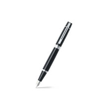 Sheaffer 9312 Gift 300 Fountain Pen - Glossy Black with Chrome Plated Trim