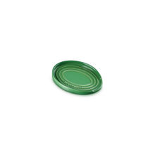 Le Creuset Bamboo Green Oval Spoon Rest