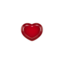 Le Creuset CT Medium Heart Dish-Cherry Red