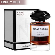 Lunaer Cigar Oud Woody Tropical Perfume With Mango & Oud Notes For Men