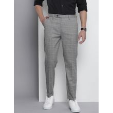 The Indian Garage Co Men Grey Checks Trouser