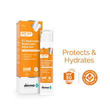 The Derma Co 1% Hyaluronic Sunscreen Spf 50 Pa+++ Aqua Gel For Normal To Oily ... - In-Vivo tested